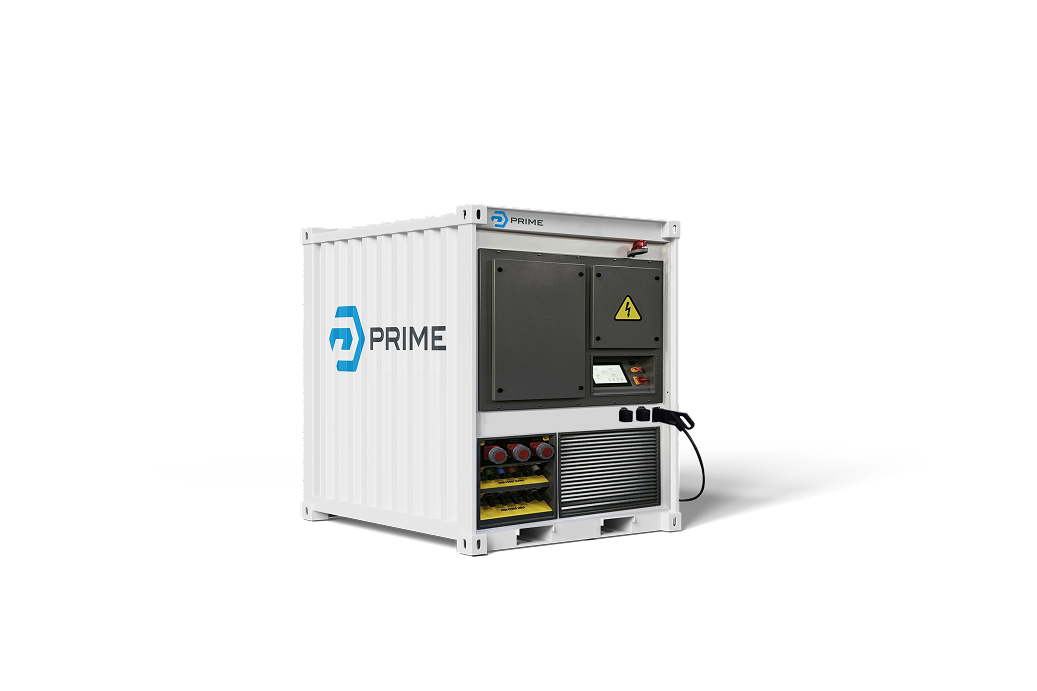 10 FT industrial BESS with integrated EV charger
